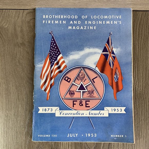 Brotherhood of Locomotive Firemen and Enginemen's Magazine Lot Of 3 1953 Jun-Aug - Picture 4 of 7